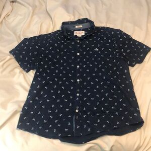 Original Penguin Heritage slim fit large bicycle shirt